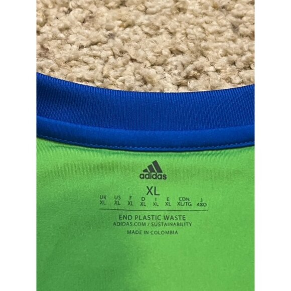 Seattle Sounders FC Adidas 2022 Aeroready Green Home Kit Jersey Shirt Size XL - Picture 4 of 8